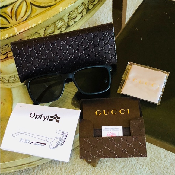 gucci 53mm rectangle sunglasses